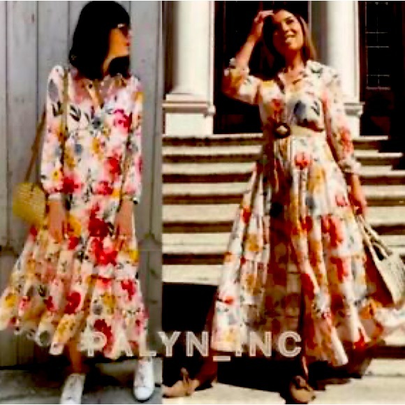 Zara Dresses & Skirts - Zara Floral Maxi Dress